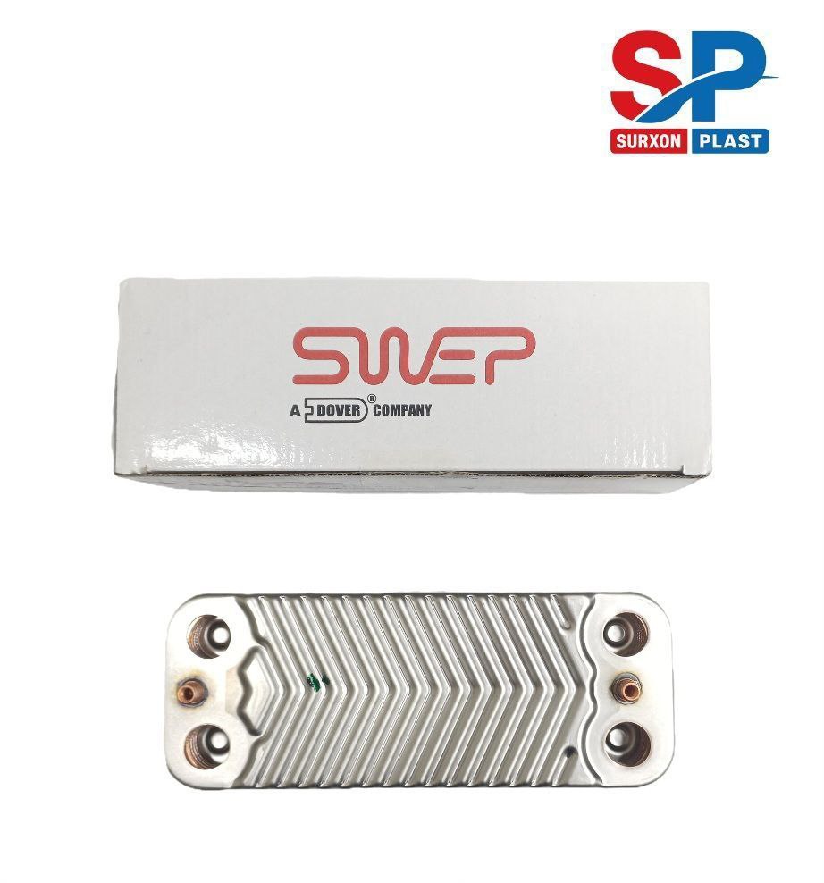 Secondary Plate Heat Exchanger, 12 Plates, 160 mm T(SW06)