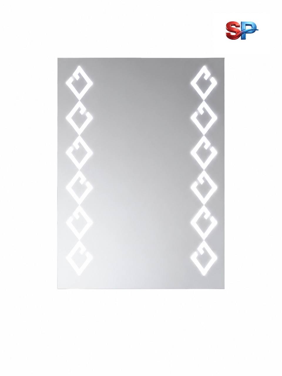 LED GLASS PRO № Z-24 «Romb shakllari zanjiri» ko‘zgusi.